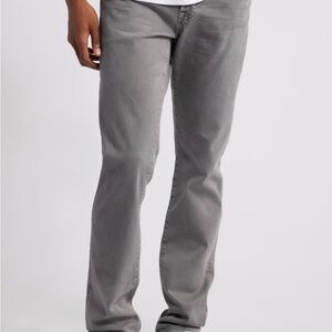 AG Adriano Goldschmied Men's Straight Jeans in Grey